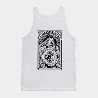 engraving girl Tank Top